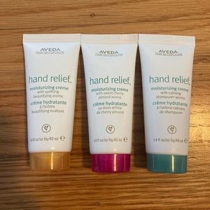 AVEDA Set of 3 Hand Relief Moisturizing Creme Lotion